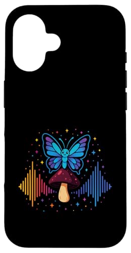 Butterfly Mushroom Soundwave Colorful Nature Magic Hülle für iPhone 16 Butterfly Mushroom Soundwave Colorful Nature Magic Hülle für iPhone 16 von Fantasy
