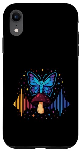 Butterfly Mushroom Soundwave Colorful Nature Magic Hülle für iPhone XR Butterfly Mushroom Soundwave Colorful Nature Magic Hülle für iPhone XR von Fantasy