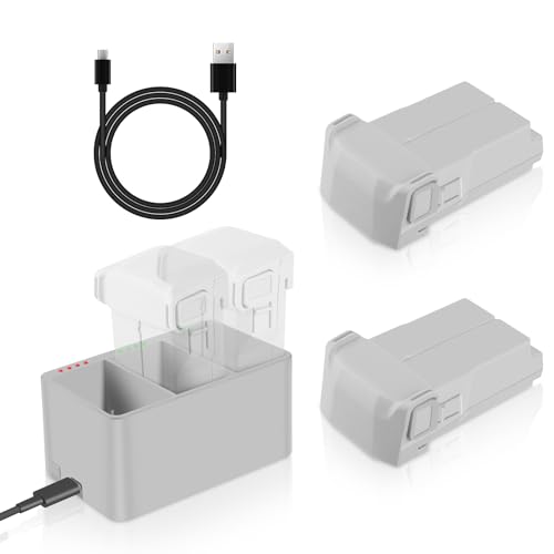 Fantasyo Mini 3 Pro Akku Intelligent Flight Mini 3 Akku 2 Stück 3850mAh Mini 3 Akkuladegerät Mini 3 Ladestation Kit Kompatibel mit DJI Mini 3 Pro, Mini 3 Drohne Fantasyo Mini 3 Pro Akku Intelligent Flight Mini 3 Akku 2 Stück 3850mAh Mini 3 Akkuladegerät Mini 3 Ladestation Kit Kompatibel mit DJI Mini 3 Pro, Mini 3 Drohne von Fantasyo