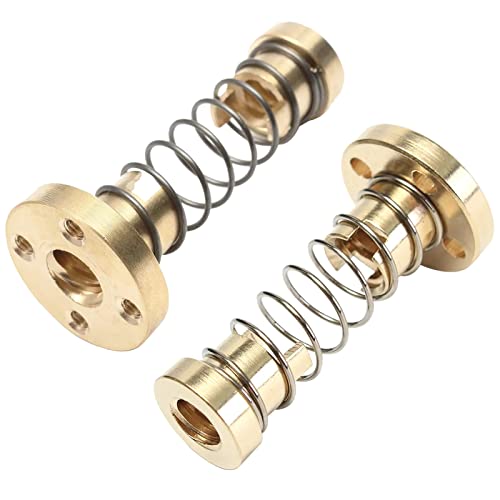 Fantasyo Trapezoidal Messing Mutter Federbelastet T8 3D Drucker Mutter Zubehör Für 3D Drucker, Haushalts-CNC-Walzwerke, Gewindestangen Bleischrauben Gewindespindeln Steigung 2 mm B Fantasyo Trapezoidal Messing Mutter Federbelastet T8 3D Drucker Mutter Zubehör Für 3D Drucker, Haushalts-CNC-Walzwerke, Gewindestangen Bleischrauben Gewindespindeln Steigung 2 mm B von Fantasyo