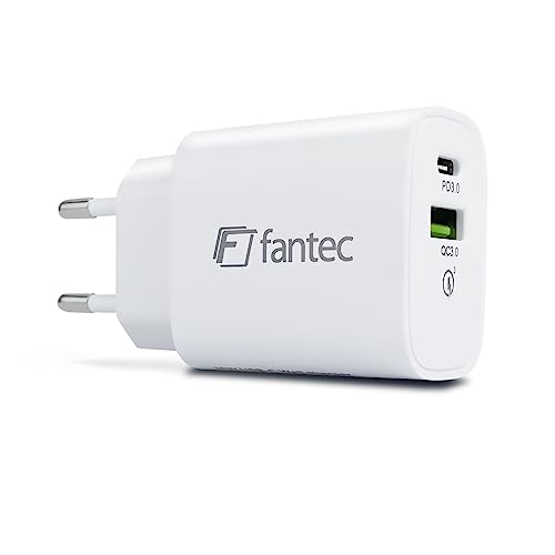 FANTEC 2575 PD3-QC3-AC-20W PD und QC3 Ladegerät 20W mit 2X USB-Ports von Fantec