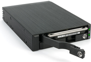FANTEC MR-25DUAL - Mobiles Speicher-Rack - 2.5 (6.4 cm) - SATA 6Gb/s / SAS 6Gb/s - Schwarz von Fantec