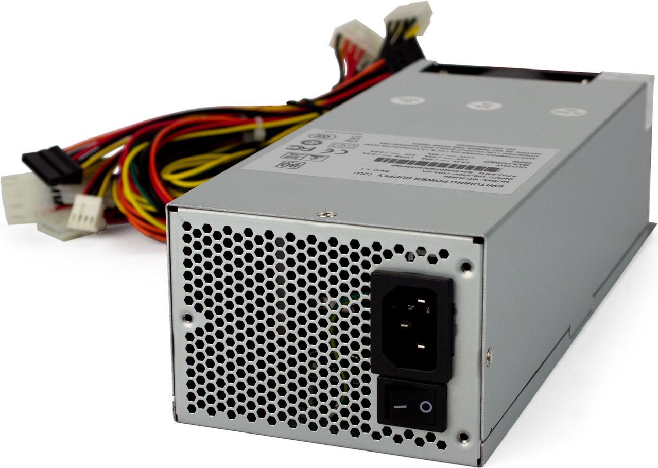 FANTEC NT-2U60E Netzteil 600W ATX/EPS fuer 2HE und 3 HE Gehaeuse 100V-240V AC Active PFC MTBF ueber 100.000 Stunden 70mm Luefter (2477) von Fantec