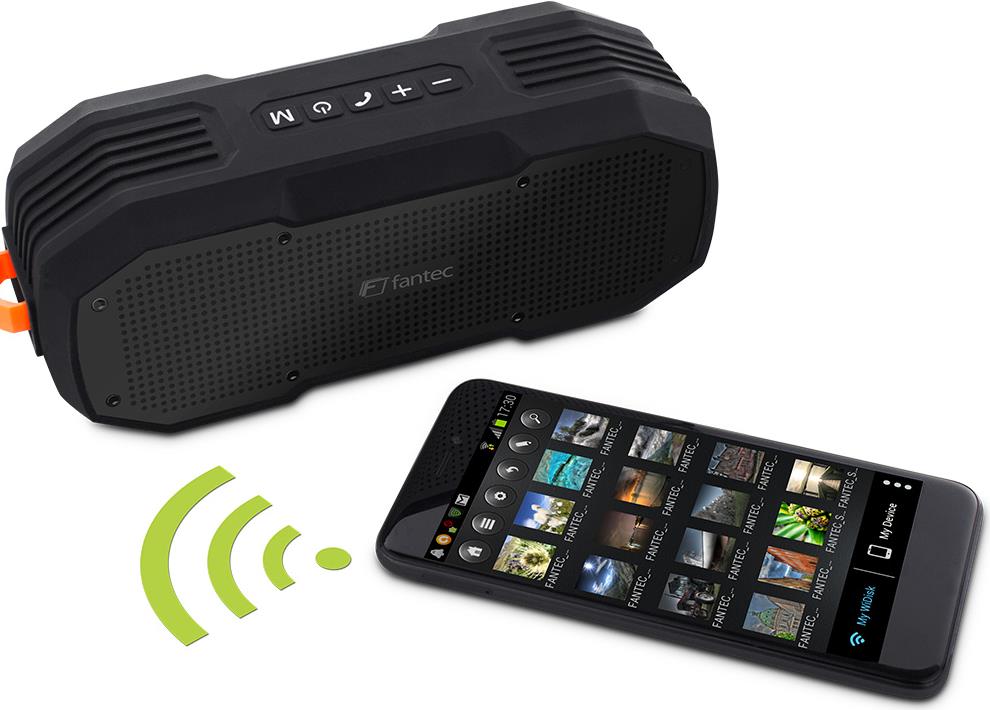 Fantec Novi T30 - 2.0 Kanäle - 10 W - Verkabelt & Kabellos - Bluetooth/3.5 mm - Bluetooth - A2DP,APT-X,AVRCP,HFP,HSP (1941) von Fantec