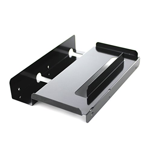 FANTEC QB-Bracket 25, 3,5" zu 2,5" Festplatten Adapter für Gehäuse der QB-Serie, schwarz von Fantec