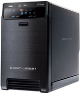 FANTEC QB-X2U31R - Festplatten-Array - 2 Schächte (SATA-600) - USB 3,1 (extern) (2133) von Fantec