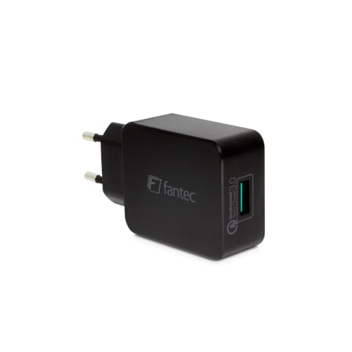 FANTEC QC3-A11 Quick Charge 3.0 Ladegerät und 1x USB Anschluss mit 18W schwarz von Fantec