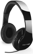 FANTEC SHP-250 AJ-WT Kopfhoerer/Headset schwarz/schwarz 40mm Lautsprecher 3,5mm Klinke 30-16.000HZ Emp. 106dB Kabellaenge 1,2m (2470) von Fantec
