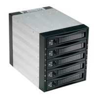 Fantec SNT-BA3151-1 - S-ATA 3x 13,30cm (5,25) für 5x 2,50cm (1) HDD schwarz (2338) von Fantec