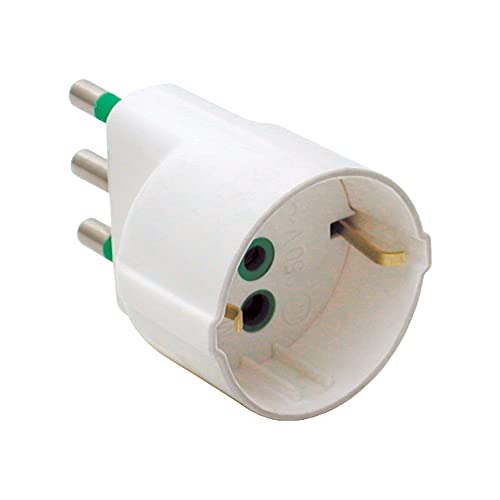 FANTON Adapter Schuko-Steckdose 2p + T 16 A cf050 weiß FANTON Adapter Schuko-Steckdose 2p + T 16 A cf050 weiß von Fanton