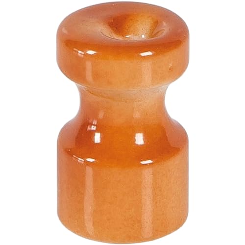 FANTON Isolator aus Keramik, Terrakotta-Farbe, Set mit 6 Isolatoren Ø 16 mm H 25 mm für Installationen mit Messingschrauben 89030TC FANTON Isolator aus Keramik, Terrakotta-Farbe, Set mit 6 Isolatoren Ø 16 mm H 25 mm für Installationen mit Messingschrauben 89030TC von Fanton
