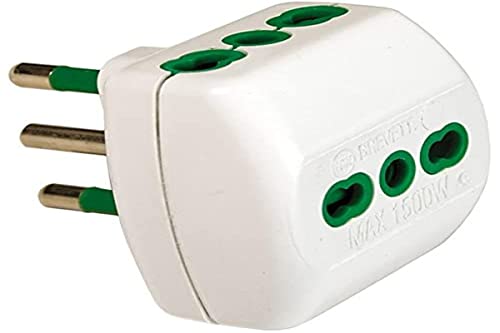 FME 87180 Typ L (IT) Typ L (IT) weiß Adapter Steckdose Netzteil – Adapter Steckdosen Netzteil von Fanton