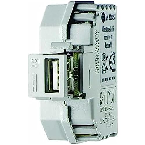 Fanton 82884 ALIMENTATORE USB CARICATUTTO Bianco (FRONTALINO Non INCLUSO) von Fanton