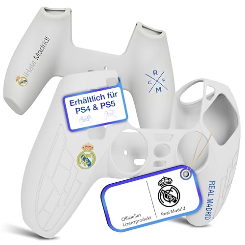 Fantroller® PS5 Controller Hülle mit offiziellem Real Madrid Design für maximalen Schutz & Grip I Playstation 5 Controller Hülle erhältlich in blau & weiß Fantroller® PS5 Controller Hülle mit offiziellem Real Madrid Design für maximalen Schutz & Grip I Playstation 5 Controller Hülle erhältlich in blau & weiß von Fantroller