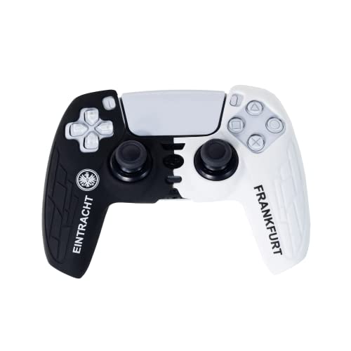 Offiziell lizensierte Schutzhülle kompatibel für PS5 Controller Zubehör Eintracht Frankfurt Anti-Rutsch Schutzhülle Skin Case für FIFA und Bundesliga Fans von Fantroller