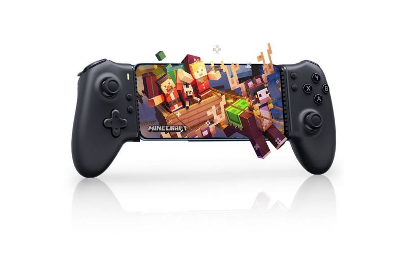 Fanttik M15 Bluetooth-Gaming-Controller für Android/iPhone 15-Serie Controller (Android-Controller mit Hall-Trigger/Joysticks, Telefon-Controller zum Spielen von Minecraft, COD, Schwarz) von Fanttik
