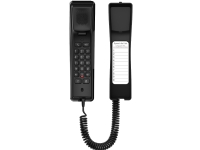 Fanvil H2U-B, IP-Telefon, Schwarz, Kabelgebundenes Mobilteil, Tisch/Wand, Im Band, Out-of band, SIP-Info, 2 Zeilen von Fanvil