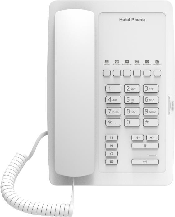 Fanvil H3W - IP-Telefon - Weiß - Kabelgebundenes Mobilteil - Tisch/Wand - Im Band - Out-of band - SIP-Info - 2 Zeilen (H3W WHITE) von Fanvil