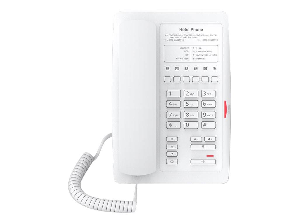 Fanvil Hoteltelefon H3 weiß Fanvil Hoteltelefon H3 weiß von Fanvil
