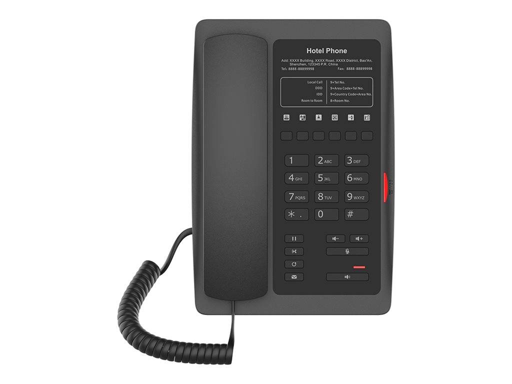 Fanvil Hoteltelefon H3W schwarz Fanvil Hoteltelefon H3W schwarz von Fanvil