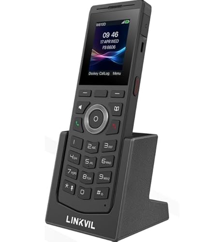Fanvil W610D DECT Schnurloses Telefon, Bluetooth 5.0, 3,5 mm Kopfhöreranschluss, Push to Talk, 1,8 m Drop Resistant, Schwarz Fanvil W610D DECT Schnurloses Telefon, Bluetooth 5.0, 3,5 mm Kopfhöreranschluss, Push to Talk, 1,8 m Drop Resistant, Schwarz von Fanvil