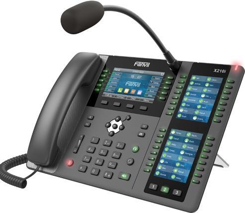 Fanvil X210i IP-Telefon Schwarz - Grau Kabelgebundenes Mobilteil LCD 20 Zeilen (X210I) von Fanvil