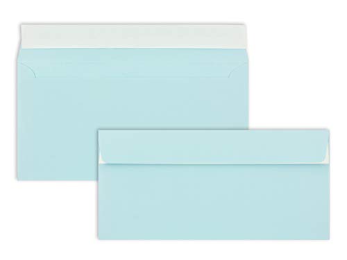 1000 Brief-Umschläge DIN Lang - Hellblau - 110 g/m² - 11 x 22 cm - sehr formstabil - Haftklebung - Qualitätsmarke: FarbenFroh by GUSTAV NEUSER 1000 Brief-Umschläge DIN Lang - Hellblau - 110 g/m² - 11 x 22 cm - sehr formstabil - Haftklebung - Qualitätsmarke: FarbenFroh by GUSTAV NEUSER von FarbenFroh by GUSTAV NEUSER