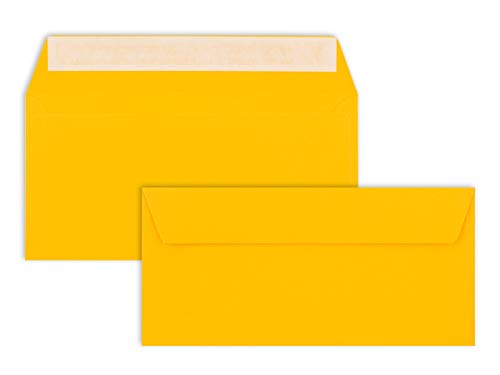 1000 Brief-Umschläge DIN Lang - Honiggelb - 110 g/m² - 11 x 22 cm - sehr formstabil - Haftklebung - Qualitätsmarke: FarbenFroh by GUSTAV NEUSER 1000 Brief-Umschläge DIN Lang - Honiggelb - 110 g/m² - 11 x 22 cm - sehr formstabil - Haftklebung - Qualitätsmarke: FarbenFroh by GUSTAV NEUSER von FarbenFroh by GUSTAV NEUSER
