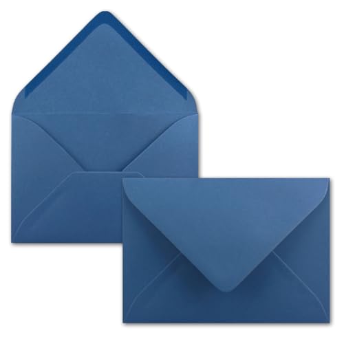 200x Briefumschläge B6-17,5 x 12,5 cm - Royalblau - Nassklebung mit spitzer Klappe - 120 g/m² - Für Hochzeit, Gruß-Karten, Einladungen 200x Briefumschläge B6-17,5 x 12,5 cm - Royalblau - Nassklebung mit spitzer Klappe - 120 g/m² - Für Hochzeit, Gruß-Karten, Einladungen von FarbenFroh by GUSTAV NEUSER
