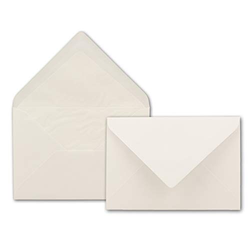 Briefumschläge DIN B6-125 x 176 mm - Altweiß mit weißem Seidenfutter - 200 Stück - EXTRA QUALITÄT - 100 g/m² - - Für ganz besondere Anlässe - Nassklebung - Marke: GUSTAV NEUSER Briefumschläge DIN B6-125 x 176 mm - Altweiß mit weißem Seidenfutter - 200 Stück - EXTRA QUALITÄT - 100 g/m² - - Für ganz besondere Anlässe - Nassklebung - Marke: GUSTAV NEUSER von FarbenFroh by GUSTAV NEUSER