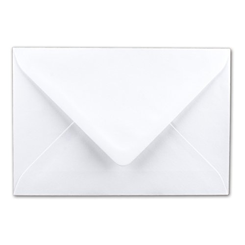 Briefumschläge in Weiß - 200 Stück - Kuverts in DIN B6 Format 120 x 180 mm - Nassklebung - Post-Umschläge ohne Fenster - ideal für Weihnachten, Grußkarten, Einladungen Briefumschläge in Weiß - 200 Stück - Kuverts in DIN B6 Format 120 x 180 mm - Nassklebung - Post-Umschläge ohne Fenster - ideal für Weihnachten, Grußkarten, Einladungen von FarbenFroh by GUSTAV NEUSER