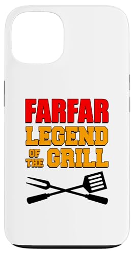 Farfar Legend Of The Grill Lustiges Grillen Hülle für iPhone 13 von Farfar Grilling Design