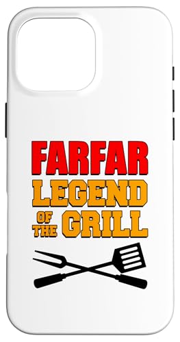 Farfar Legend Of The Grill Lustiges Grillen Hülle für iPhone 16 Pro Max Farfar Legend Of The Grill Lustiges Grillen Hülle für iPhone 16 Pro Max von Farfar Grilling Design