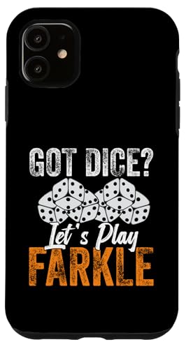 Farkle Club Lover Player Let's Play Queen Farkle Game Night Hülle für iPhone 11 von Farkle Dice Game Design For Farkle Game Lover