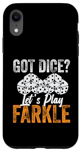 Farkle Club Lover Player Let's Play Queen Farkle Game Night Hülle für iPhone XR von Farkle Dice Game Design For Farkle Game Lover