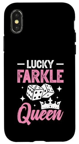 Farkle Dice Lover Player Glücksturnier Farkle Player Hülle für iPhone X/XS von Farkle Dice Game Design For Farkle Game Lover