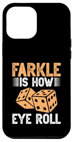 Farkle Game Lover Würfelspiel Night Eye Roll Farkle Player Hülle für iPhone 12 Pro Max von Farkle Dice Game Design For Farkle Game Lover