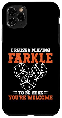 Farkle Legend Night Lover Paused Player Farkle Würfelspiel Hülle für iPhone 11 Pro Max von Farkle Dice Game Design For Farkle Game Lover