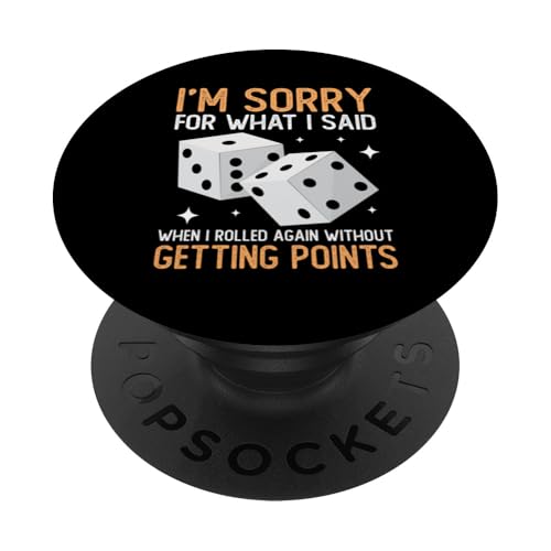 Farkle Legend Würfelspielabend Es tut mir leid Lover Farkle Player PopSockets Klebender PopGrip von Farkle Dice Game Design For Farkle Game Lover