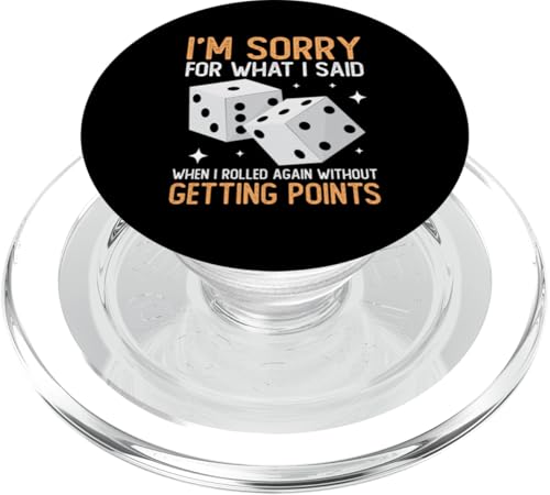 Farkle Legend Würfelspielabend Es tut mir leid Lover Farkle Player PopSockets PopGrip für MagSafe von Farkle Dice Game Design For Farkle Game Lover