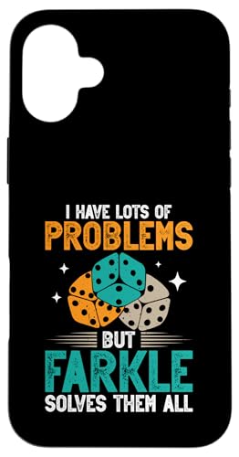 Farkle Turnier Night Problems Legend Farkle Player Hülle für iPhone 16 Plus von Farkle Dice Game Design For Farkle Game Lover