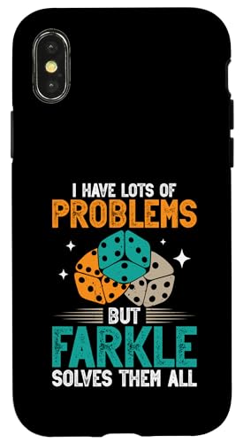 Farkle Turnier Night Problems Legend Farkle Player Hülle für iPhone X/XS von Farkle Dice Game Design For Farkle Game Lover