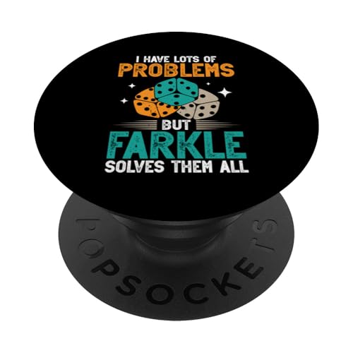 Farkle Turnier Night Problems Legend Farkle Player PopSockets Klebender PopGrip von Farkle Dice Game Design For Farkle Game Lover