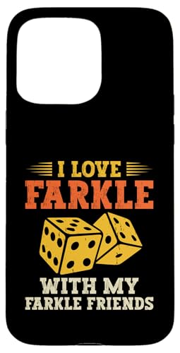 Farkle Würfelspiel Nacht Spiel Liebhaber Legende Farkle Spieler Hülle für iPhone 15 Pro Max von Farkle Dice Game Design For Farkle Game Lover