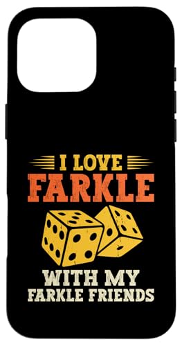 Farkle Würfelspiel Nacht Spiel Liebhaber Legende Farkle Spieler Hülle für iPhone 16 Pro Max von Farkle Dice Game Design For Farkle Game Lover
