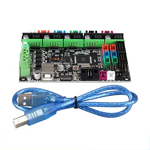 Farleshop 1Set kompatibles Trigorilla-Integration Mainboard und RAMPS1.4 4LAYERS PCB Controller Board Motherboard 3D-Drucker-Zubehör (Farbe : Schwarz) von Farleshop
