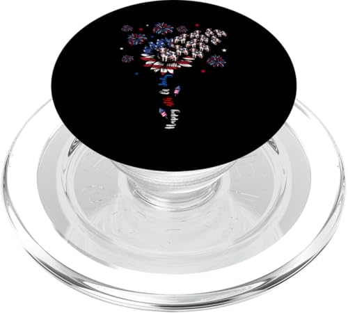 4th Of July US Flag Patriotic Cute Sunflower Cows Farmer PopSockets PopGrip für MagSafe 4th Of July US Flag Patriotic Cute Sunflower Cows Farmer PopSockets PopGrip für MagSafe von Farmer 4th Of July Costume
