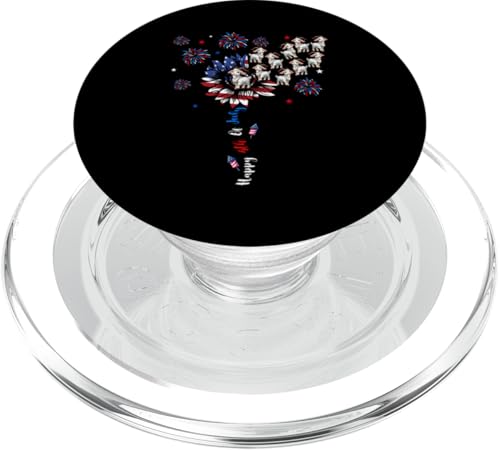 4th Of July US Flag Patriotic Cute Sunflower Goats Farmer PopSockets PopGrip für MagSafe 4th Of July US Flag Patriotic Cute Sunflower Goats Farmer PopSockets PopGrip für MagSafe von Farmer 4th Of July Costume