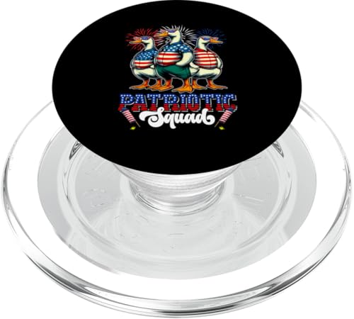 Patriotic Squad 4. Juli US-Flagge Drei niedliche Enten Bauer PopSockets PopGrip für MagSafe Patriotic Squad 4. Juli US-Flagge Drei niedliche Enten Bauer PopSockets PopGrip für MagSafe von Farmer 4th Of July Costume