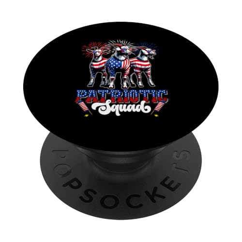 Patriotic Squad 4. Juli US-Flagge Drei niedliche Ziegen Bauer PopSockets Klebender PopGrip Patriotic Squad 4. Juli US-Flagge Drei niedliche Ziegen Bauer PopSockets Klebender PopGrip von Farmer 4th Of July Costume